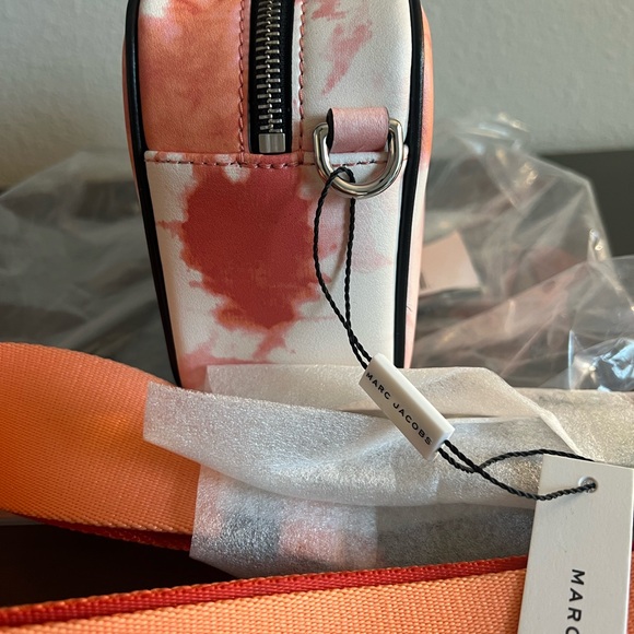 Marc Jacobs H124L01PF22-855 Tie Dye Signet Flash Camera Crossbody color: MELON - Picture 9 of 14